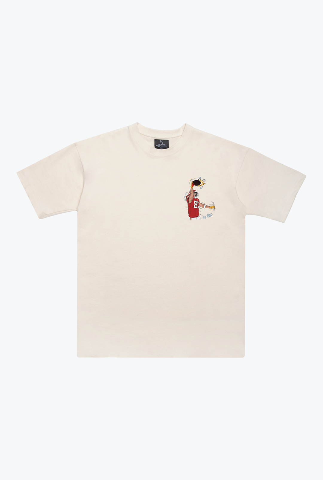 Travis Kelce Heavyweight T-Shirt - Ivory