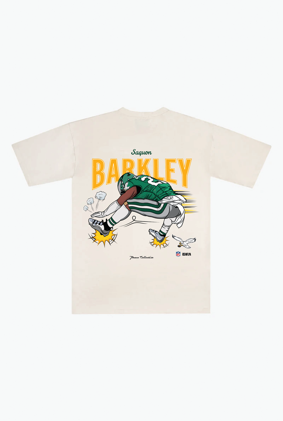 T-shirt épais Saquon Barkley - Ivoire