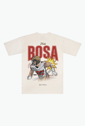 Nick Bosa Heavyweight T-Shirt - Ivory