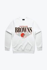 Cleveland Browns Vintage Crewneck - White