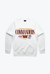 Washington Commanders Vintage Crewneck - White