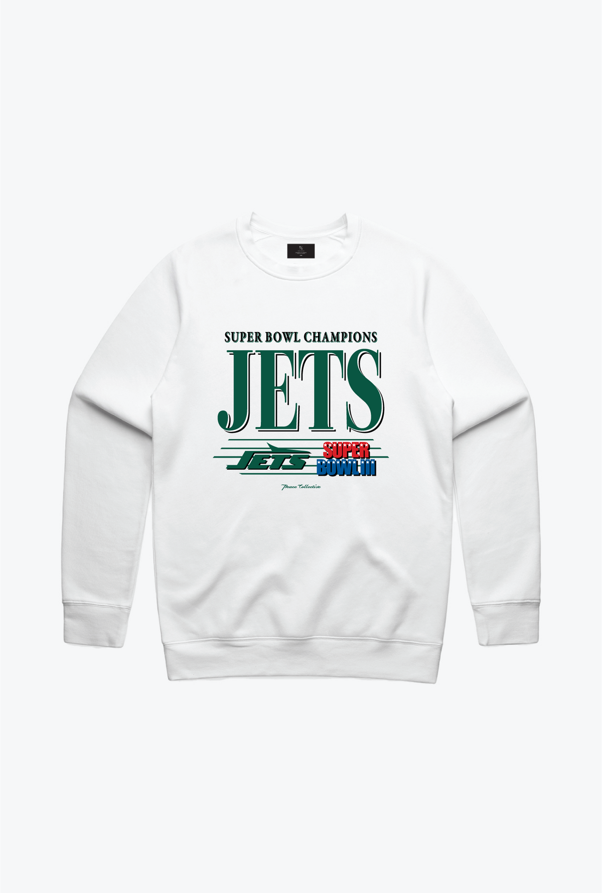 New York Jets Vintage Crewneck - White