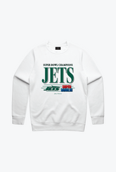 New York Jets Vintage Crewneck - White