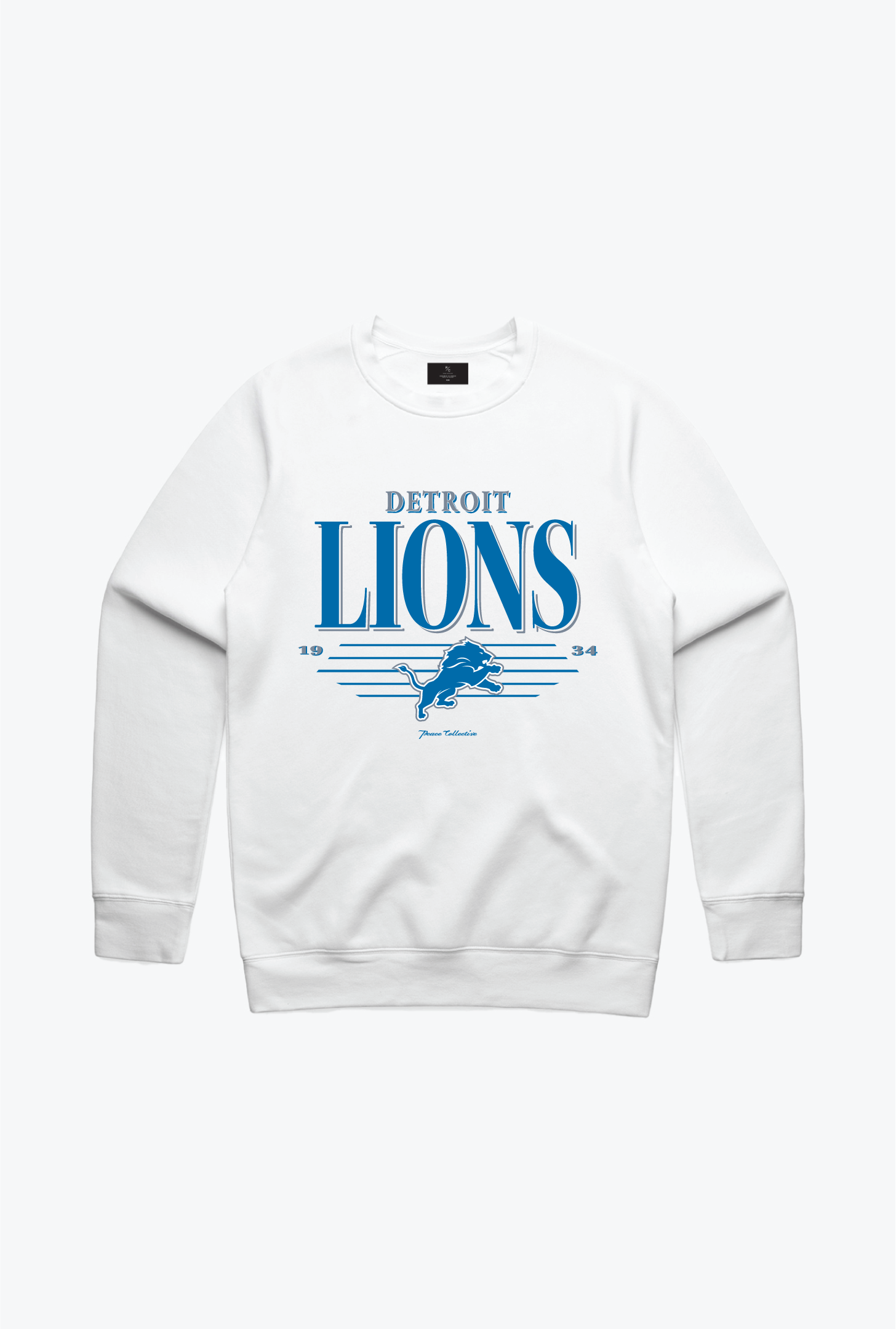 Detroit Lions Vintage Crewneck - White