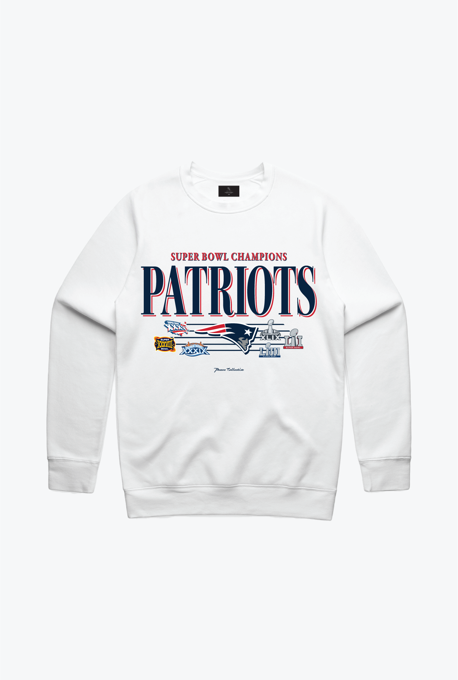 New England Patriots Vintage Crewneck - White