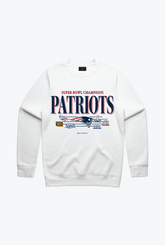 New England Patriots Vintage Crewneck - White