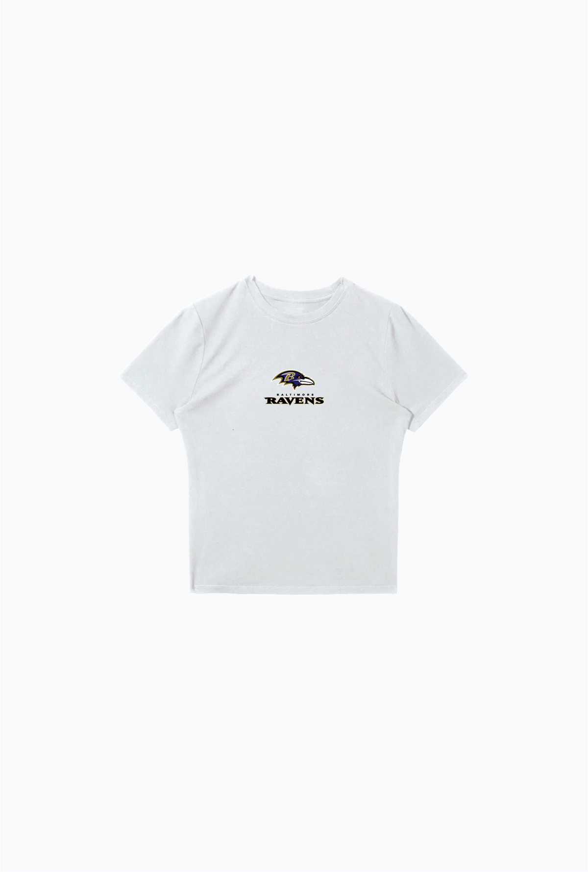 Baltimore Ravens Baby Tee - White