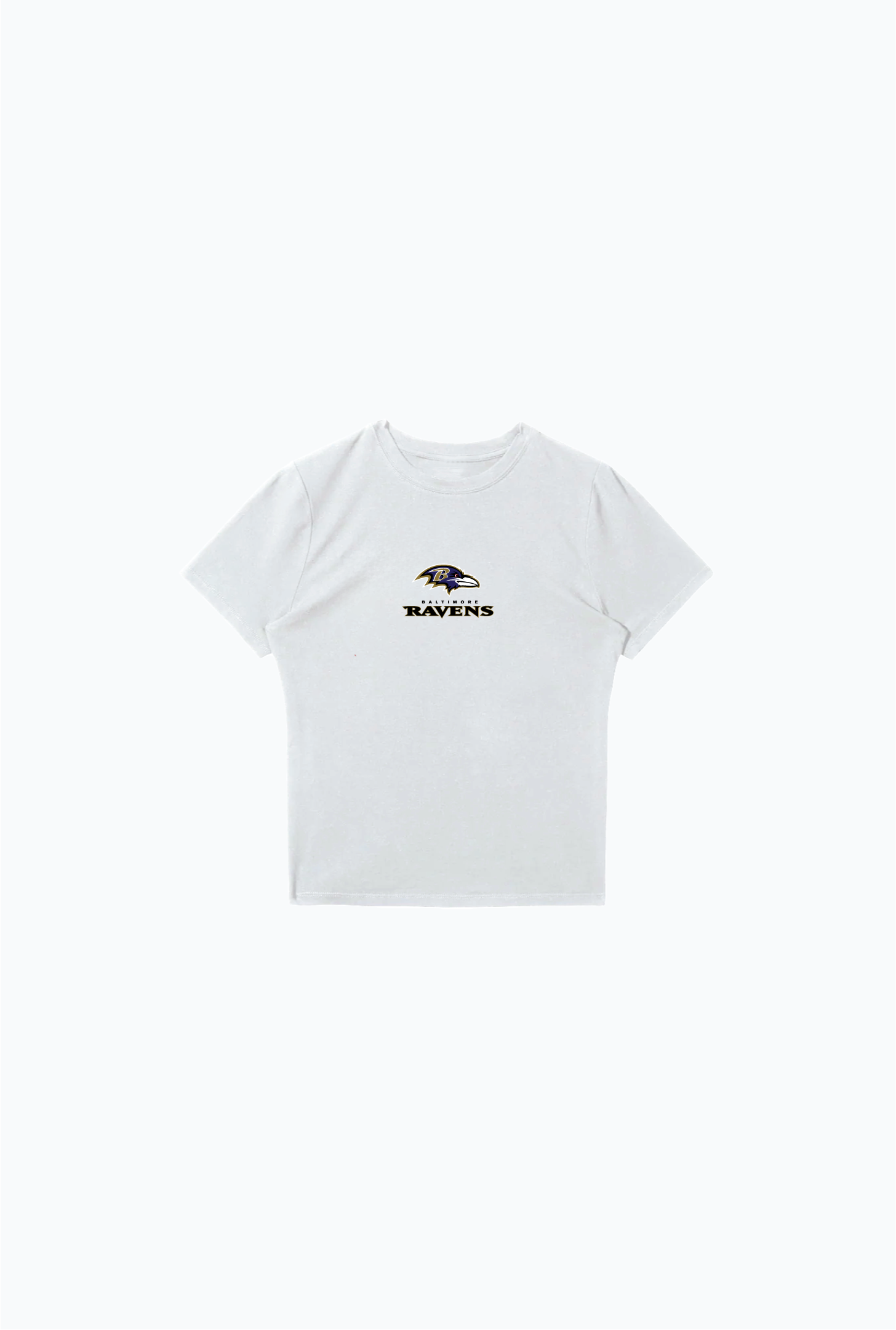 Baltimore Ravens Baby Tee - White
