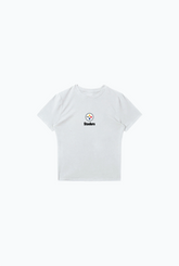 Pittsburgh Steelers Baby Tee - White