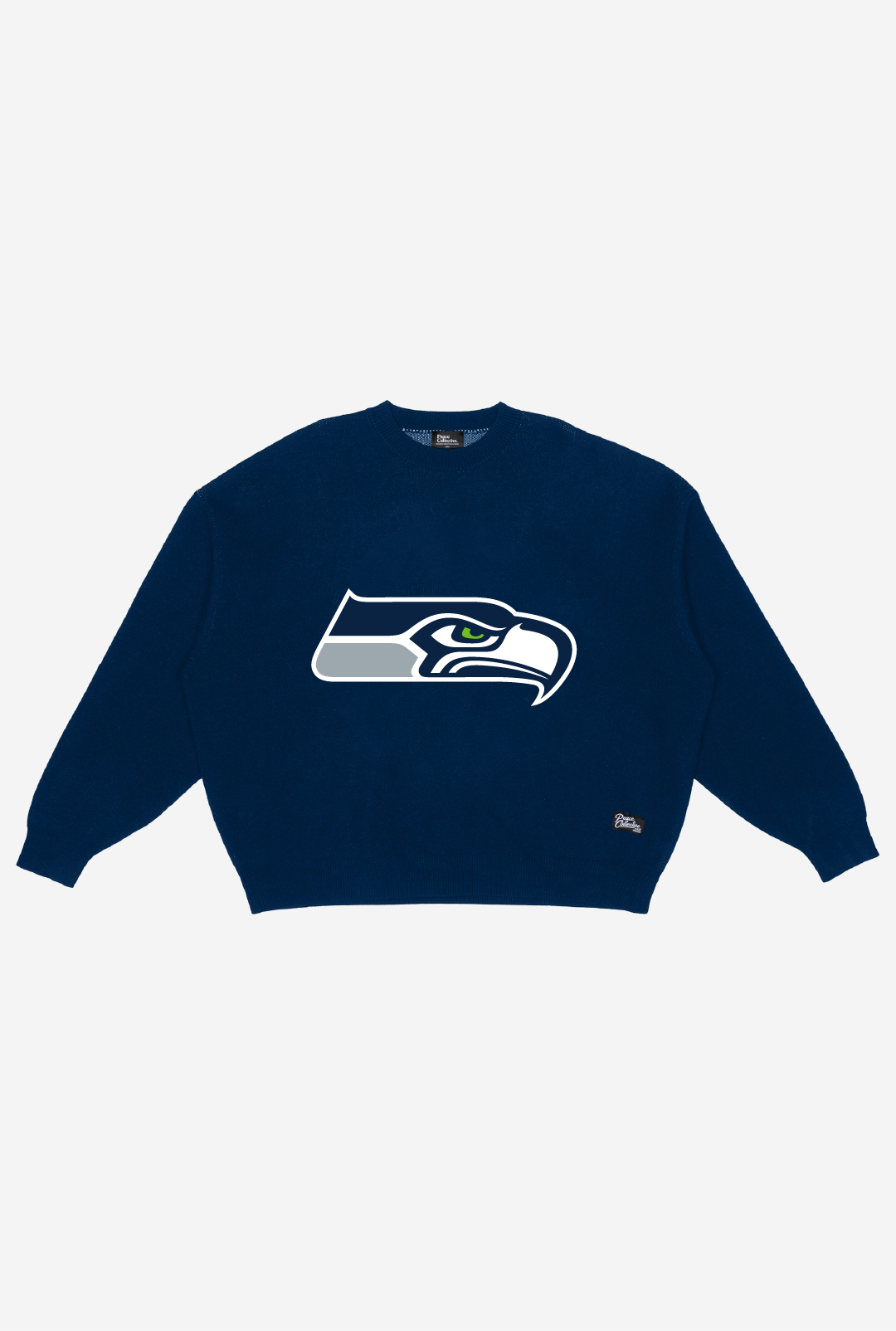 Seattle Seahawks Oversized Knit Sweater - Navy