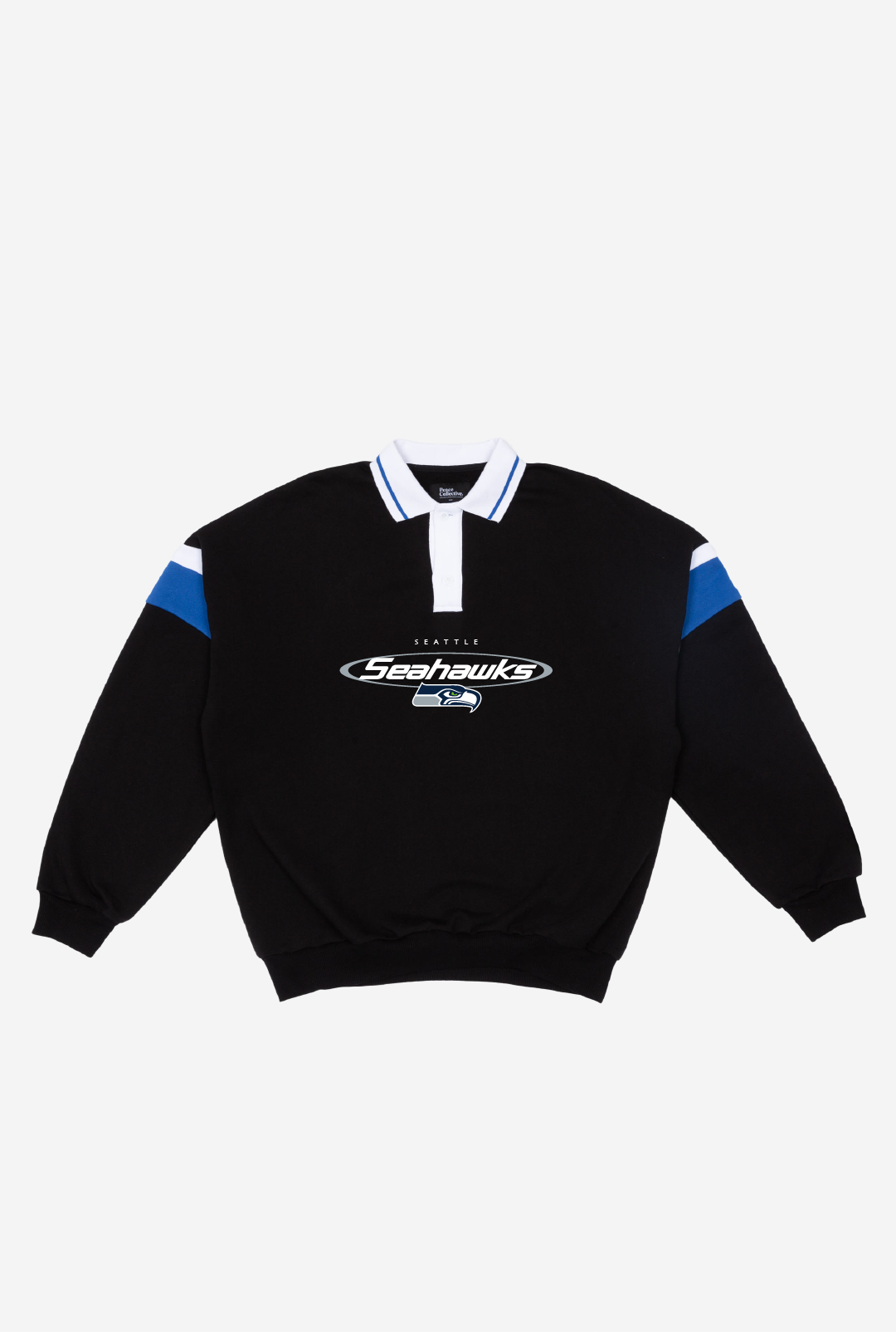 Seattle Seahawks Oversized Rugby - Black / Royal