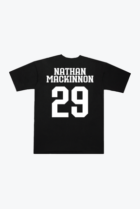 Nathan MacKinnon Memorial Heavyweight T-Shirt - Black