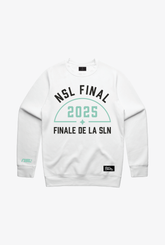 NSL Final 2025 Crewneck - White