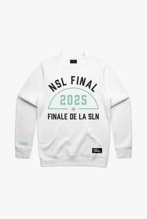 NSL Final 2025 Crewneck - White