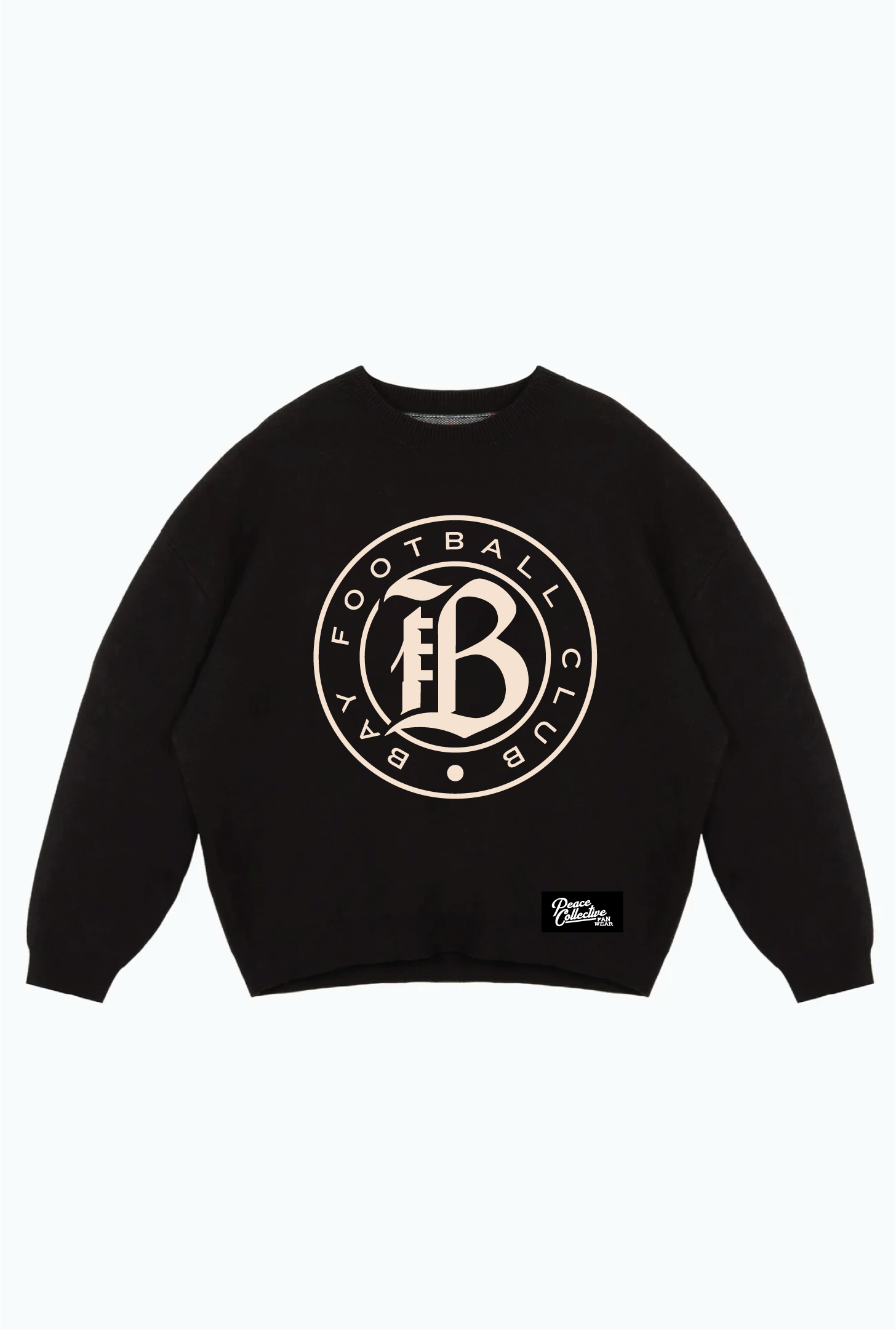 Bay FC Essentials Oversized Knit Sweater - Black