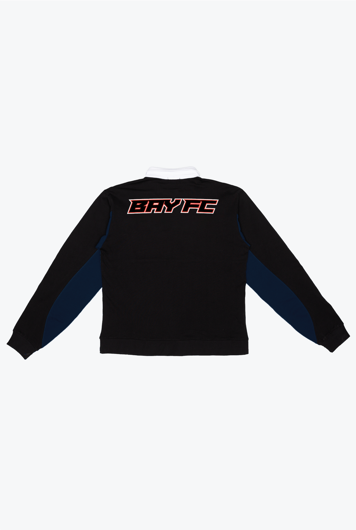 Bay FC Rugby-Polo – Schwarz / Marineblau