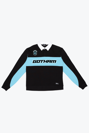 Polo de rugby Gotham FC - Negra / Celeste