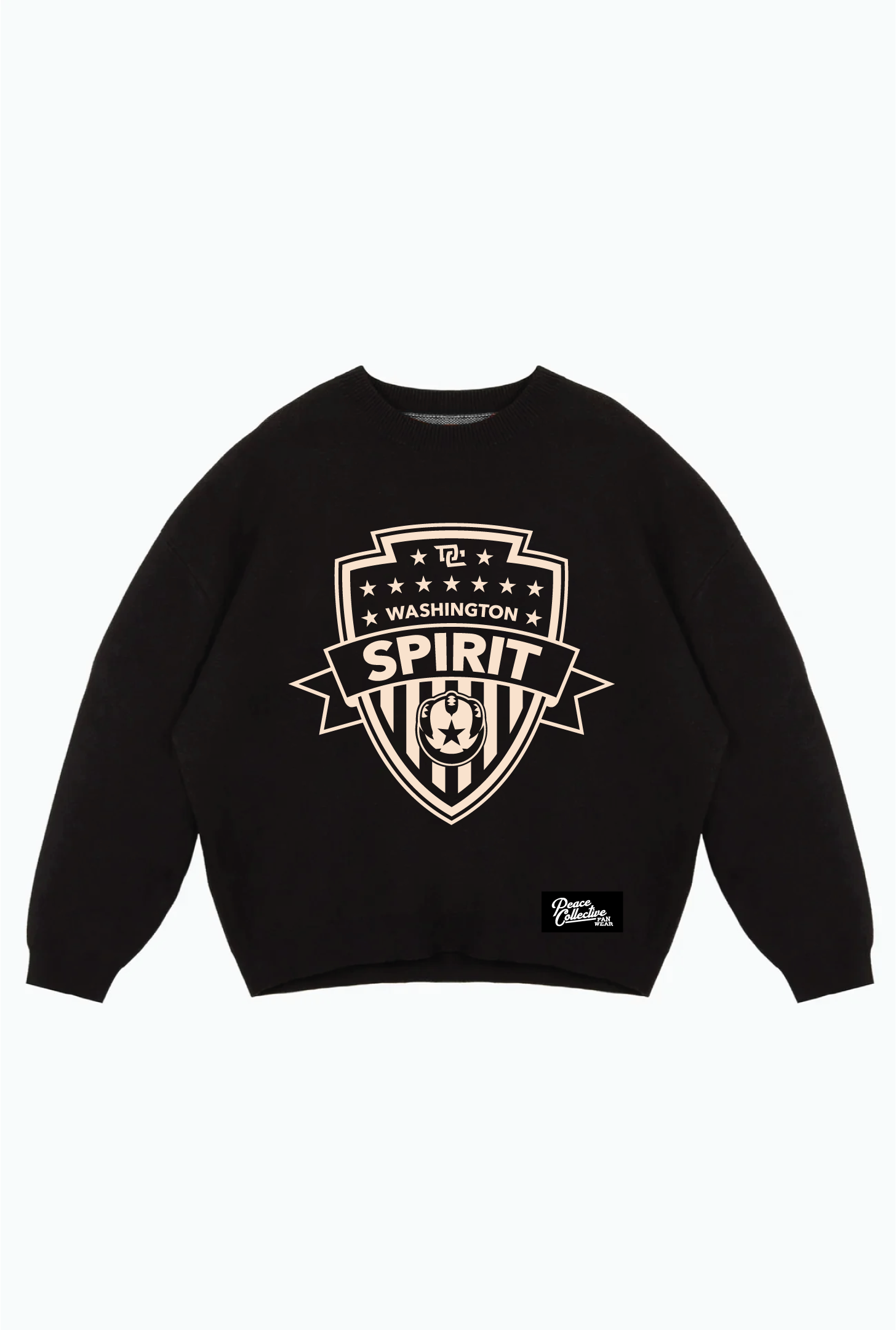 Washington Spirit Essentials Oversized Knit Sweater - Black