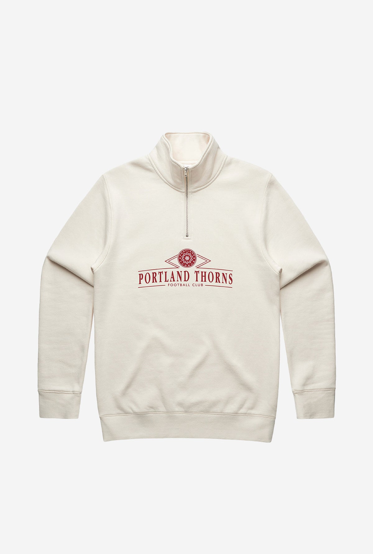 Portland Thorns FC Vintage Quarter Zip - Ivory