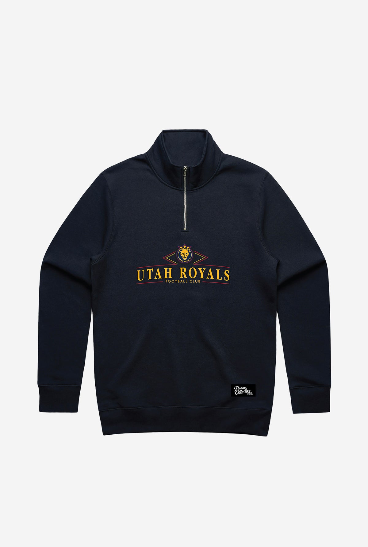 Utah Royals Vintage Quarter Zip - Navy