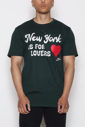 New York is for Lovers T-Shirt - Pine Green