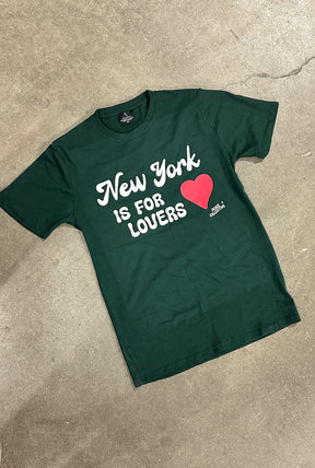 New York is for Lovers T-Shirt - Pine Green