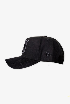 Casquette Snapback 9FORTY en velours côtelé des Rangers de New York - Noir/Noir