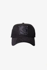 Casquette Snapback 9FORTY en velours côtelé des Rangers de New York - Noir/Noir