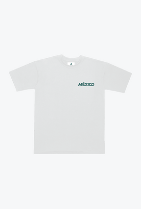 Mexico Football Heavyweight T-Shirt - White