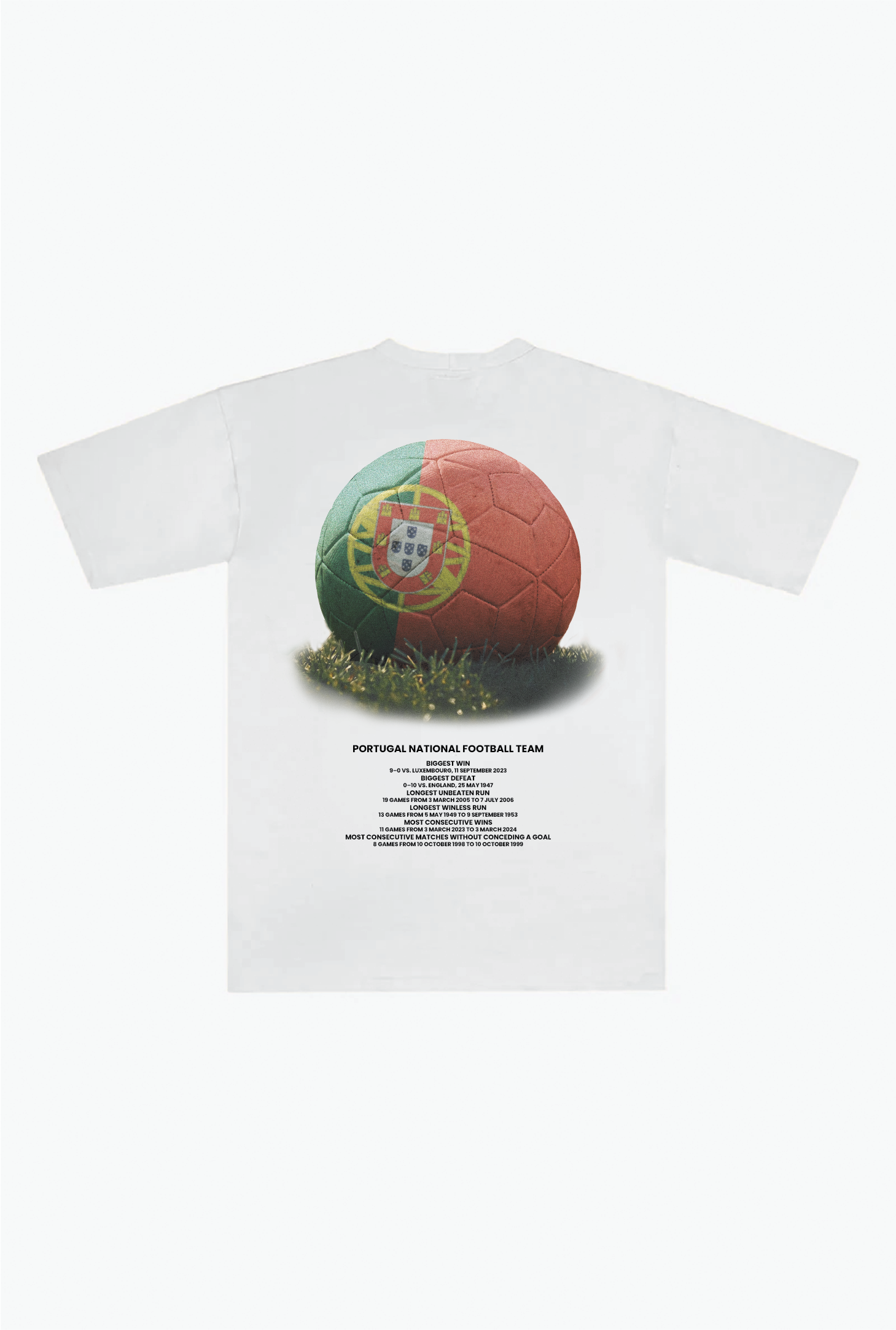 Portugal Football Heavyweight T-Shirt - White
