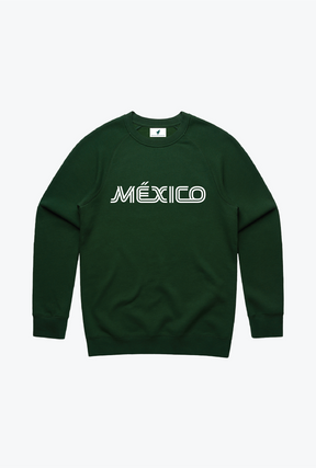 Mexico Spirit Crewneck - Forest Green