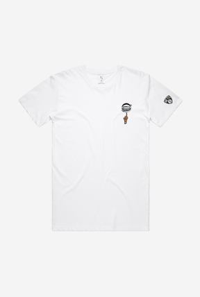 Brooklyn Nets Spinning Ball T-Shirt - White