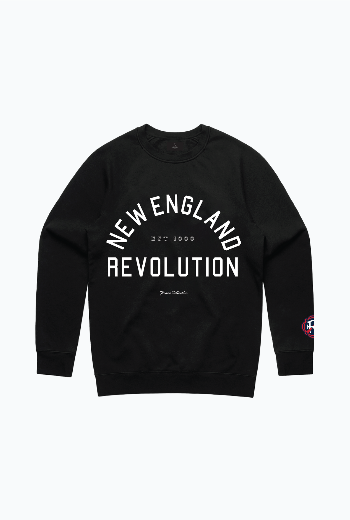 New England Revolution Essentials Heavyweight Crewneck - Black
