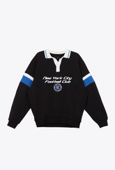 New York City FC Oversized Rugby - Black / Navy
