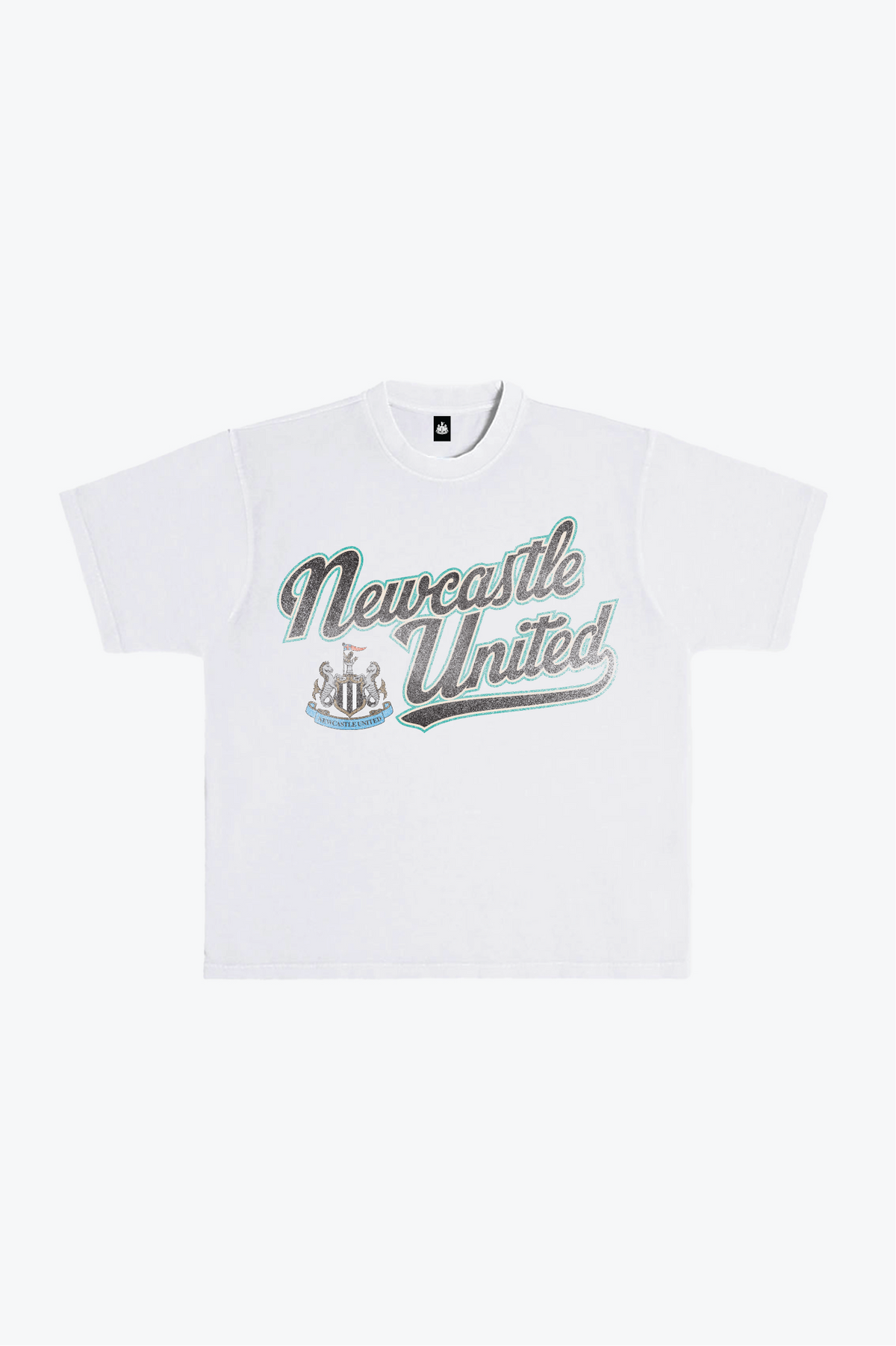Newcastle United  Vintage Heavyweight T-Shirt - White
