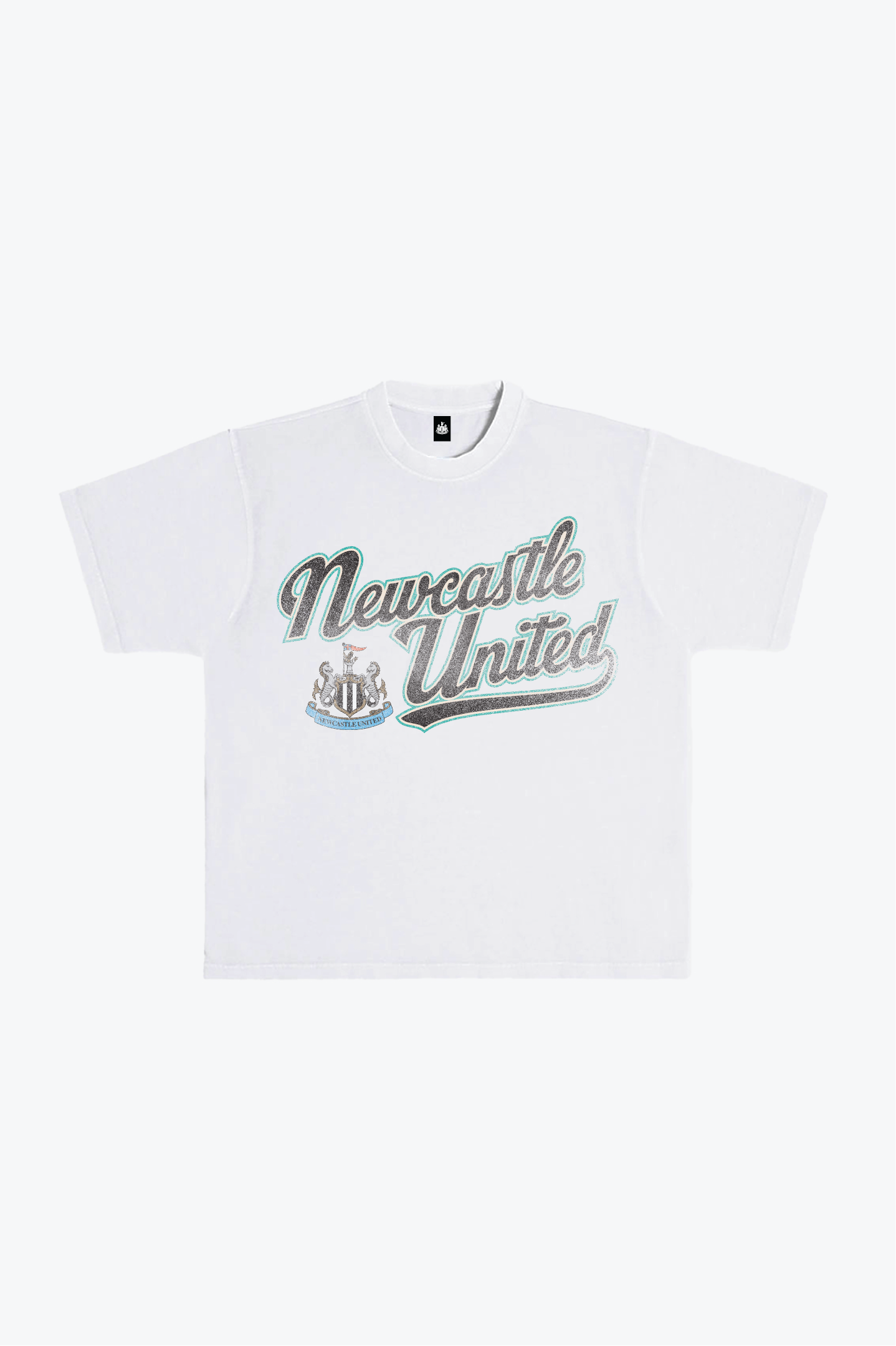 Newcastle United  Vintage Heavyweight T-Shirt - White