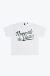 Newcastle United  Vintage Heavyweight T-Shirt - White