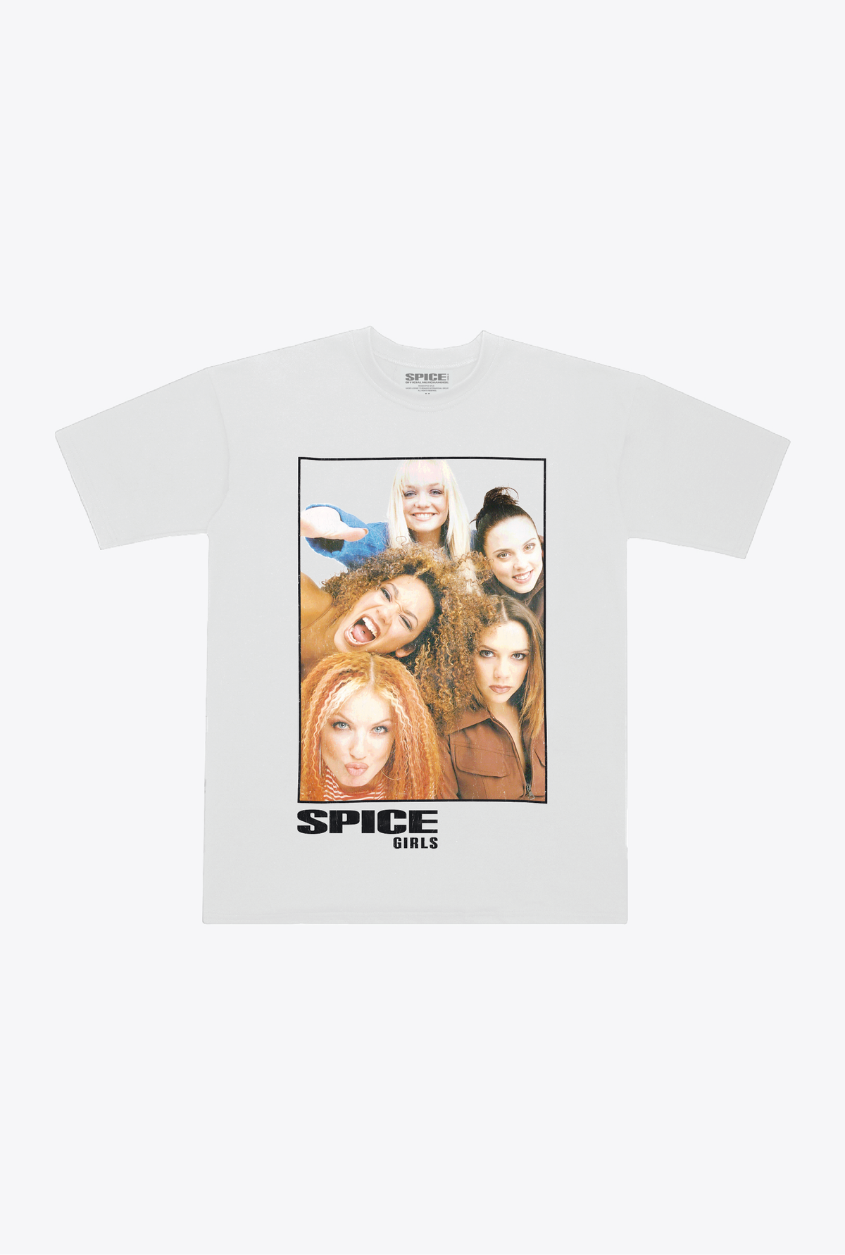 Spice Girls Heavyweight Garment Dyed T-Shirt - Black
