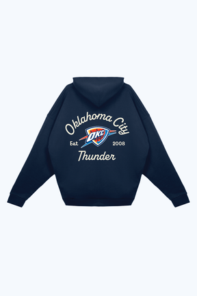 Oklahoma City Thunder Fanleisure Heavyweight Hoodie - True Navy