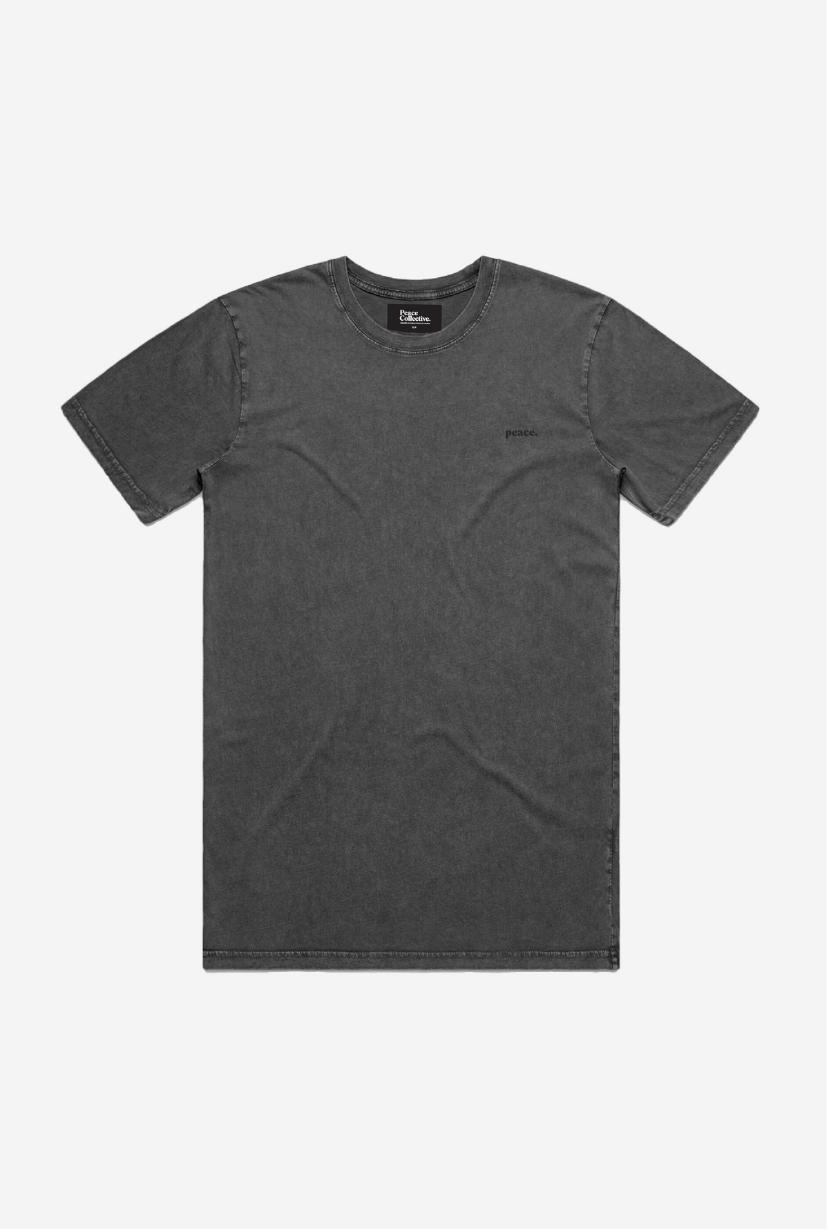 Trick or Treat Heavyweight Garment Dyed T-Shirt - Charcoal