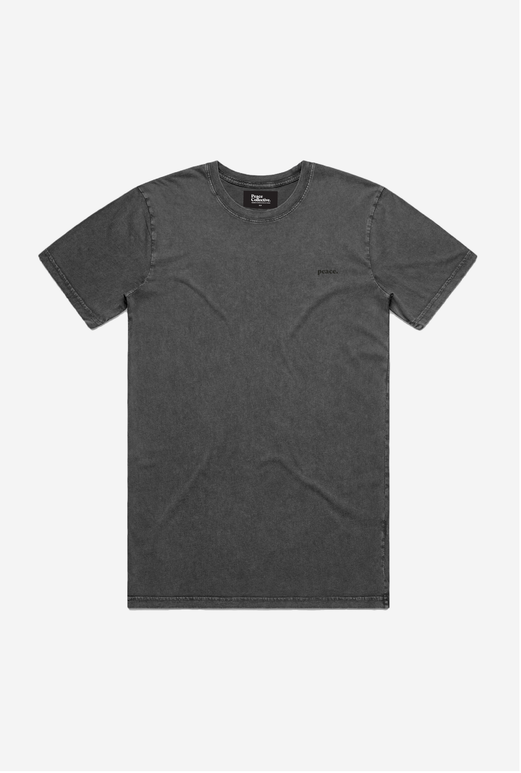 Trick or Treat Heavyweight Garment Dyed T-Shirt - Charcoal