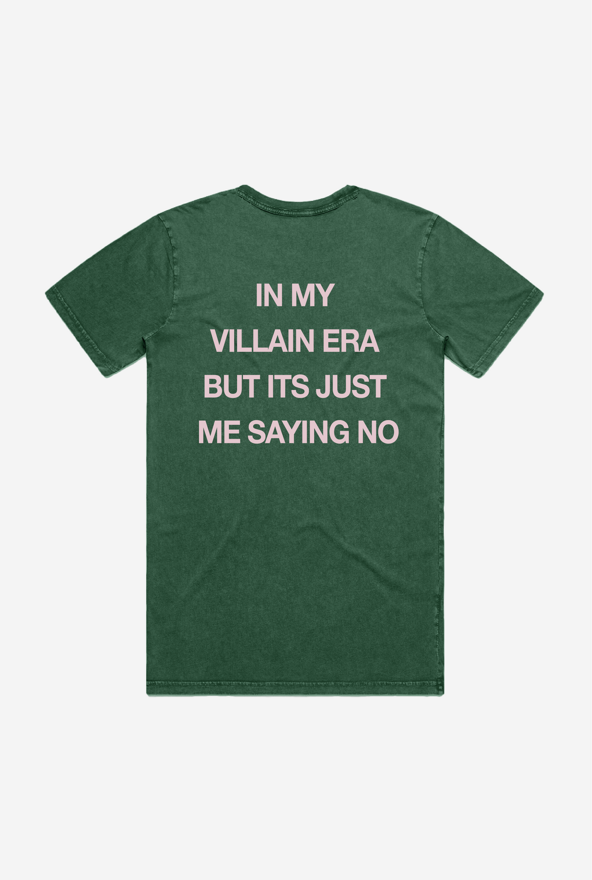 Villian Era Heavyweight Garment Dyed T-Shirt - Kelly Green