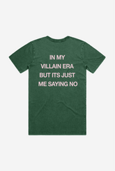 Villian Era Heavyweight Garment Dyed T-Shirt - Kelly Green
