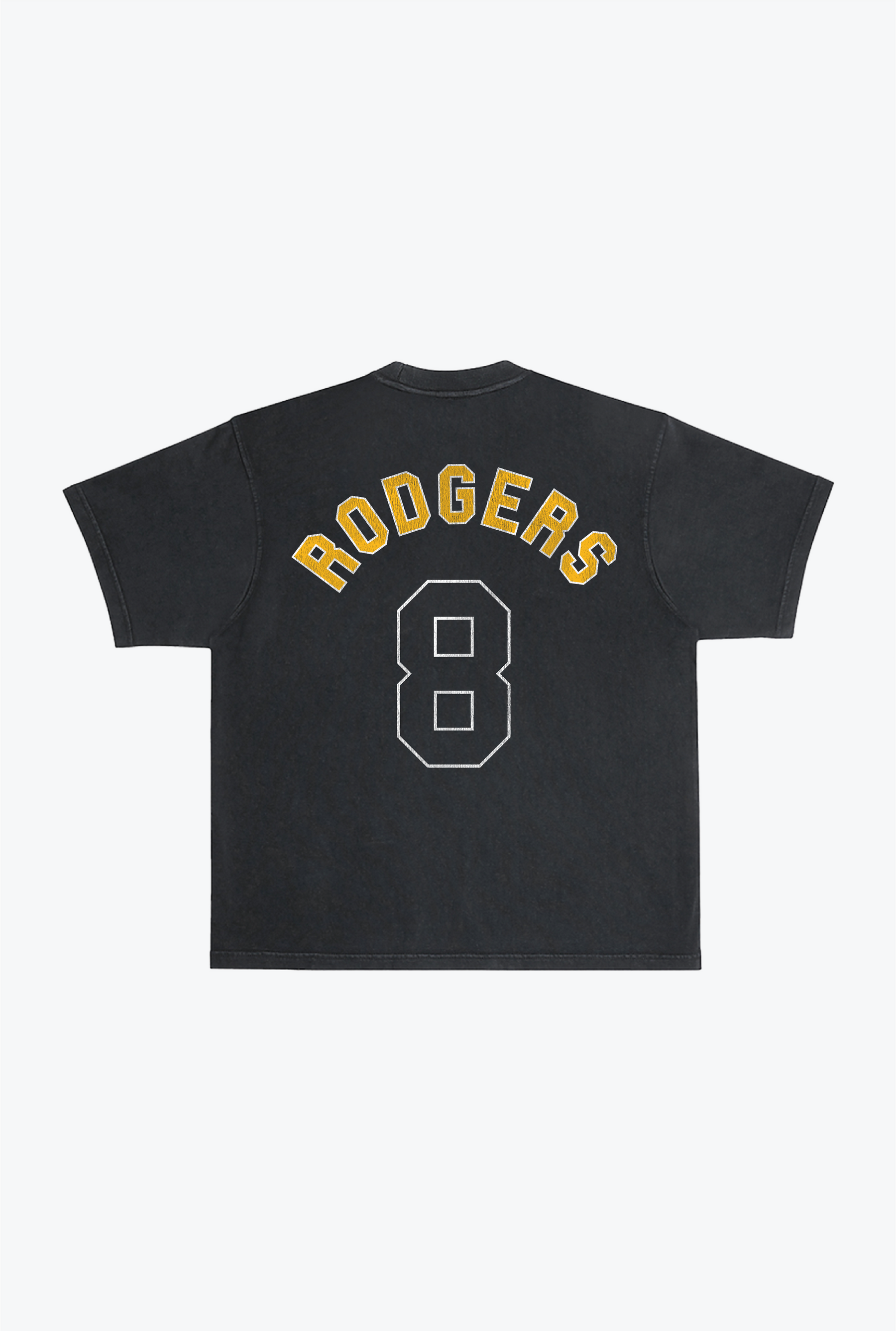 Aaron Rodgers Heavyweight Garment Dyed T-Shirt - Black