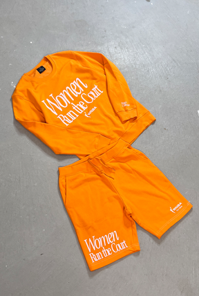 Short Run the Court pour femme - Orange