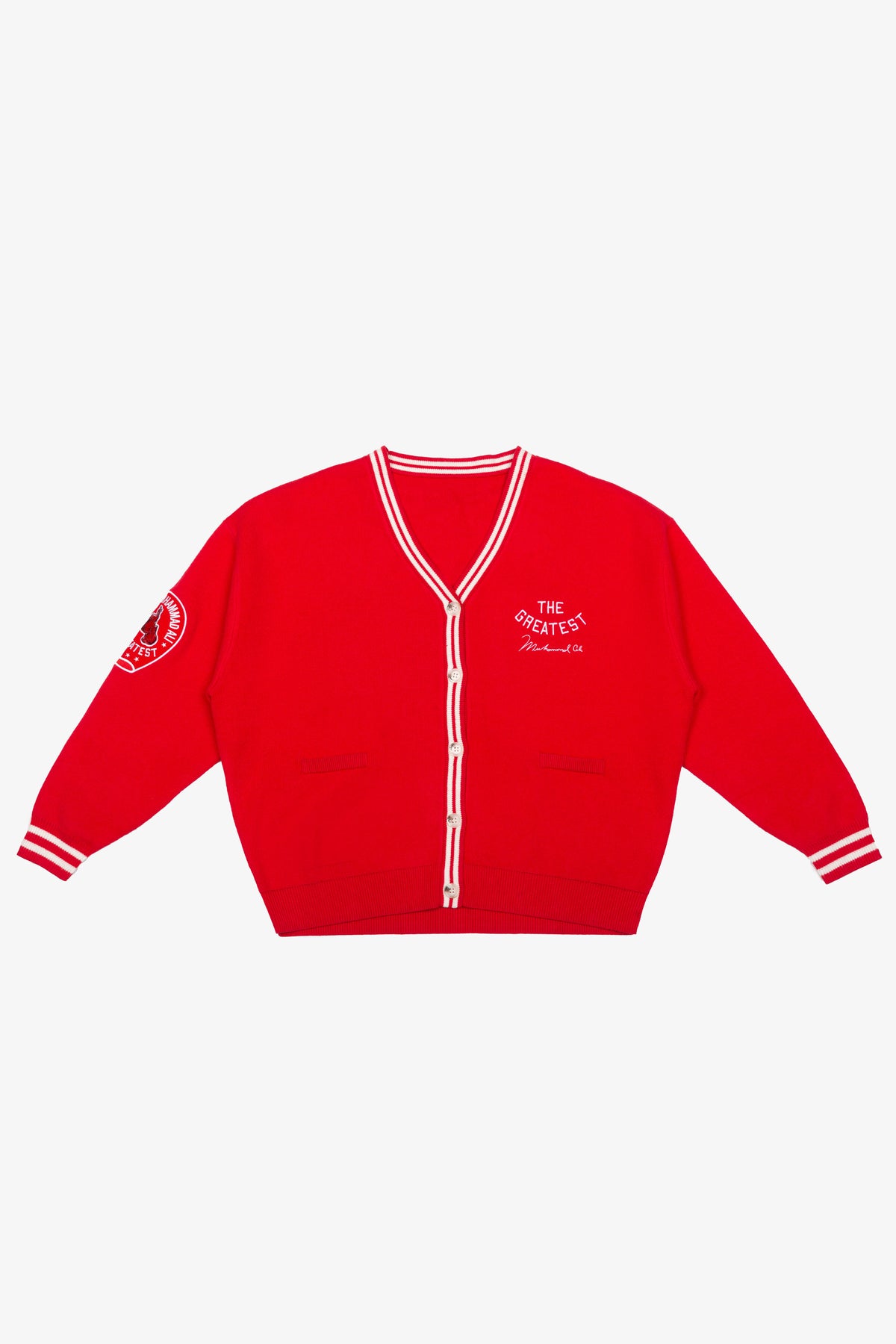 P/C x Muhammad Ali Knit Cardigan - Red