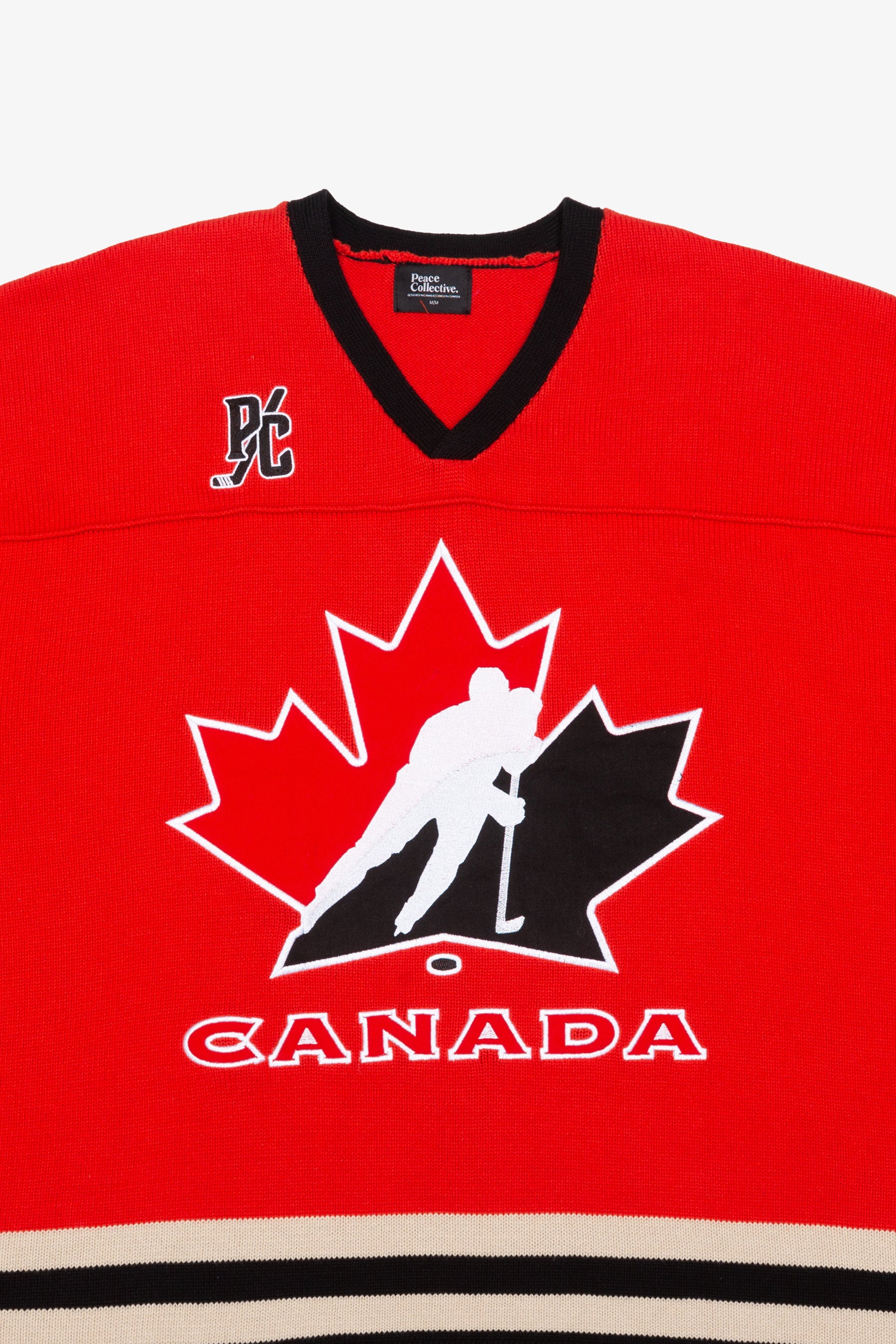 Hockey Canada Knit Long Sleeve Jersey - Red