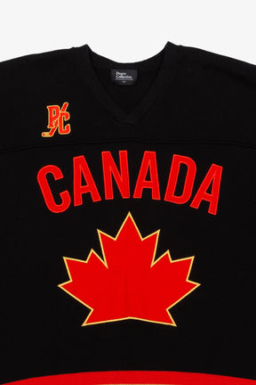 Hockey Canada Knit Long Sleeve Jersey - Black