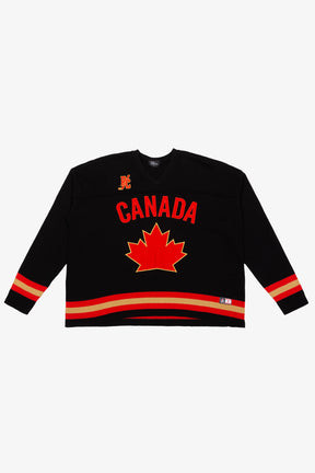 Hockey Canada Knit Long Sleeve Jersey - Black
