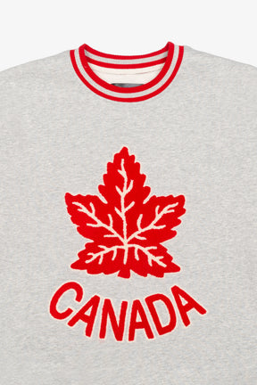 Hockey Canada Heavyweight Crewneck - Grey Melange